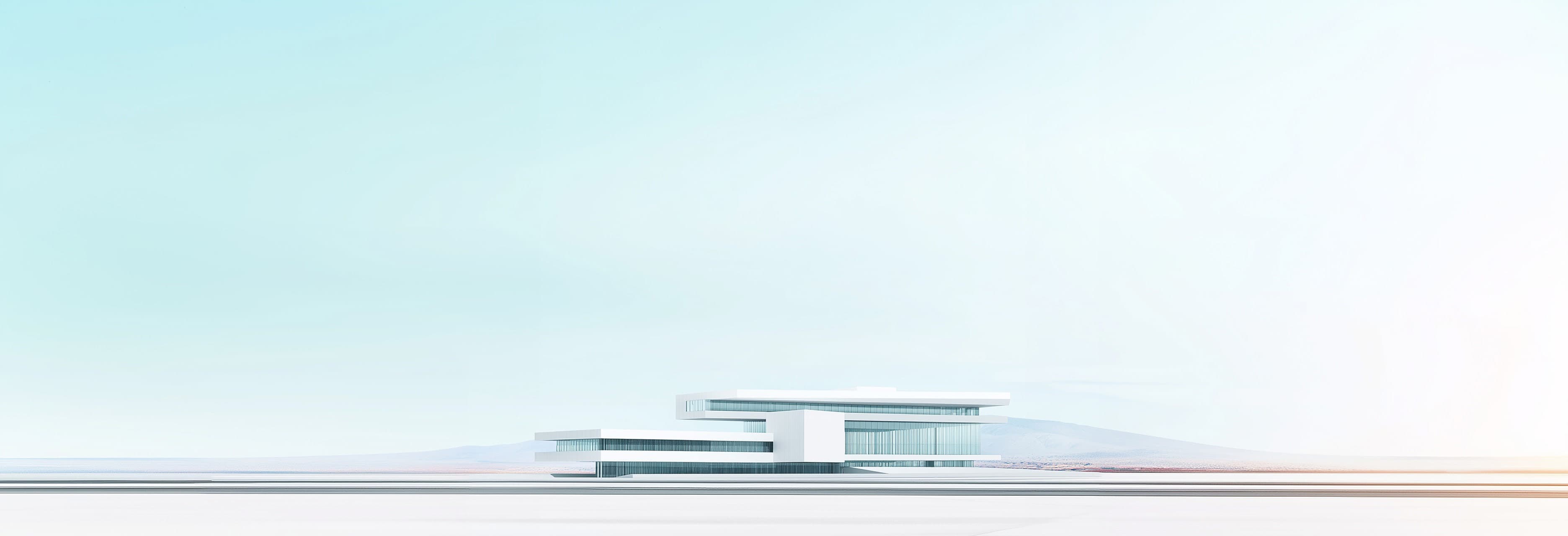 Architect working on design with AI assistance